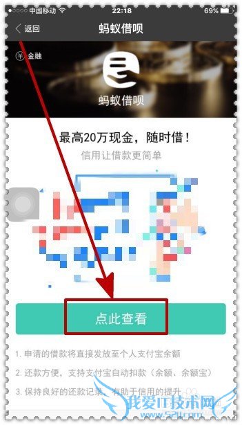 怎样查看自己的蚂蚁借呗额度?