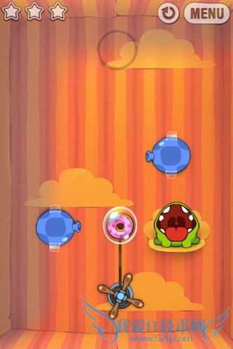 ★iPhone★糖果怪兽礼物盒第1关攻略