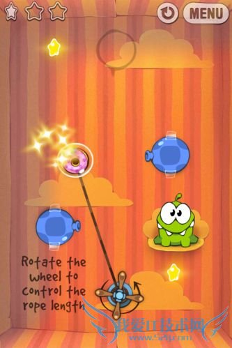 ★iPhone★糖果怪兽礼物盒第1关攻略