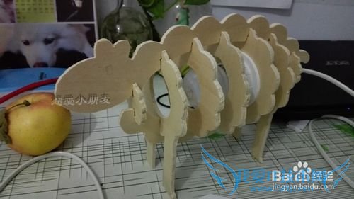 【教师节礼物】DIY木质绵羊小夜灯台灯 诚意之作