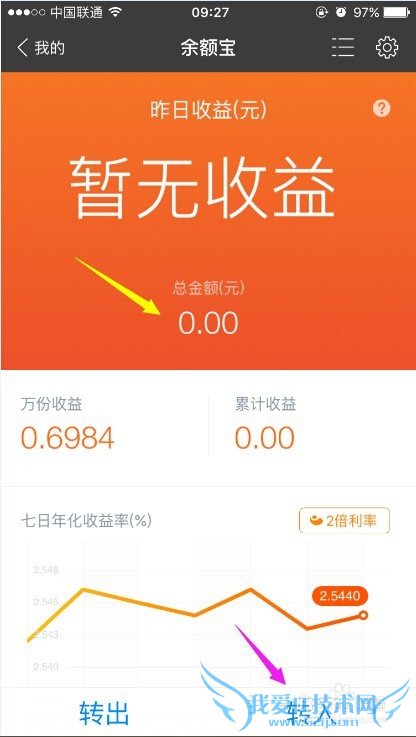支付宝的钱怎样转到余额宝里面