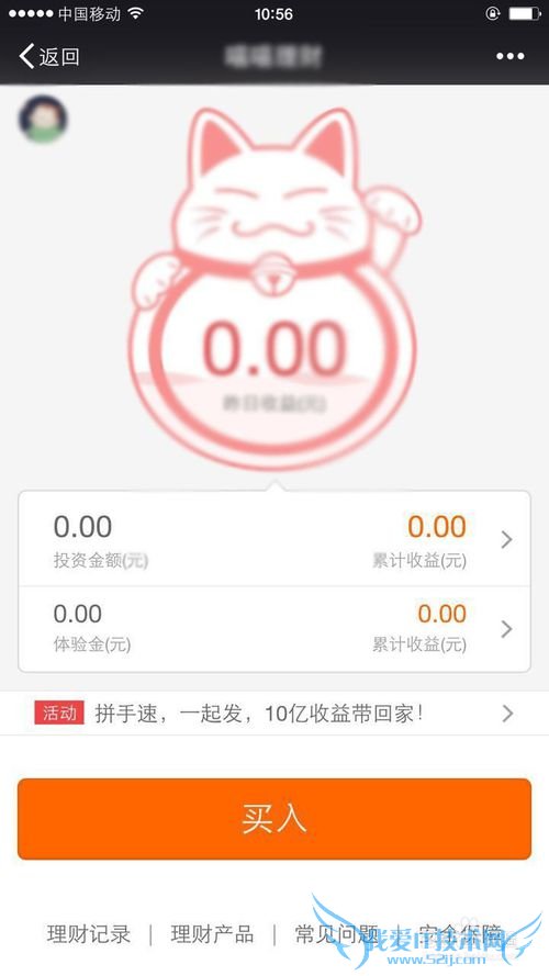 喵喵理财如何查询收益明细?