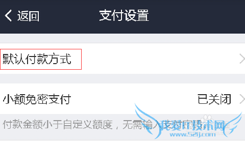 怎么设置支付宝钱包默认付款方式