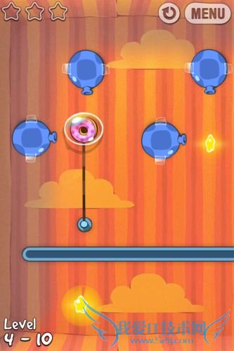 ★iPhone★糖果怪兽礼物盒第10关攻略