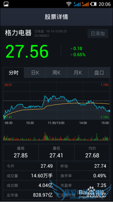 怎么用支付宝查看股票行情