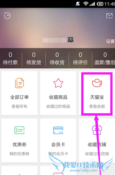 使用手机支付宝怎么查看天猫宝