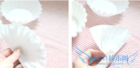 礼物包装方法之白色小花