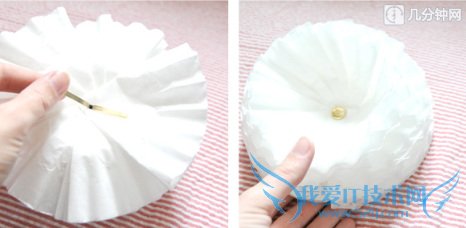 礼物包装方法之白色小花