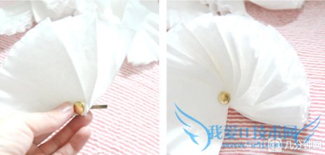 礼物包装方法之白色小花