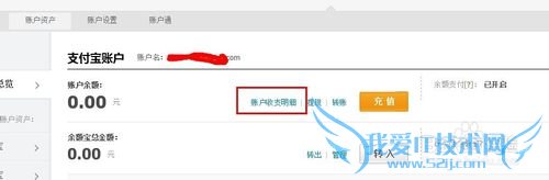 查看支付宝的收入和支出的金额