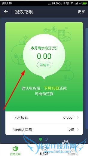 怎么查看淘宝蚂蚁花呗的金额是多少