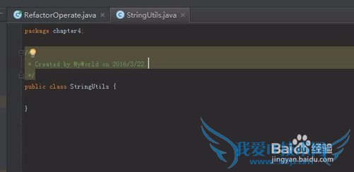 IDEA移动方法到另一个class中的一个技巧