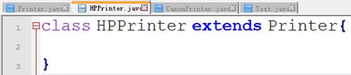 java中用面向对象思想简易描述打印机项目演示