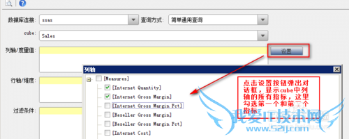 java网页报表中如何设置简单通用查询