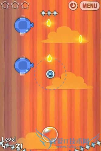 ★iPhone★糖果怪兽礼物盒第21/22关攻略