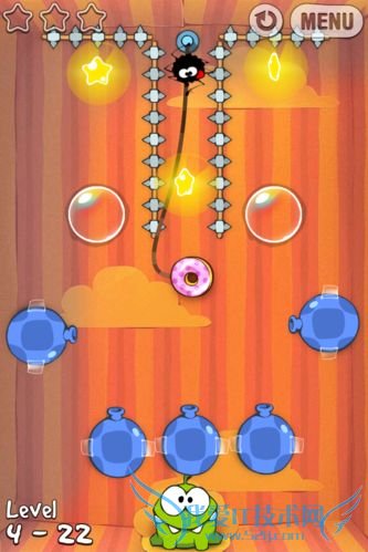 ★iPhone★糖果怪兽礼物盒第21/22关攻略