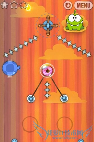 ★iPhone★糖果怪兽礼物盒最后关卡攻略