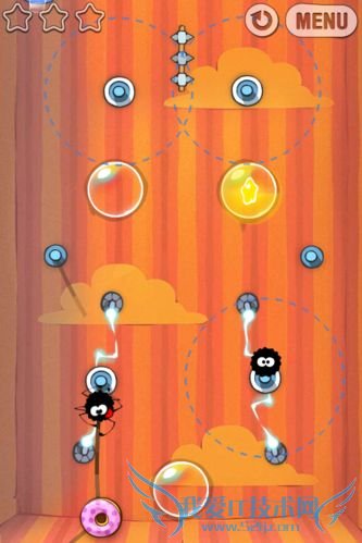 ★iPhone★糖果怪兽礼物盒最后关卡攻略