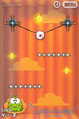 iPhone★糖果怪兽礼物盒第8关第9关攻略