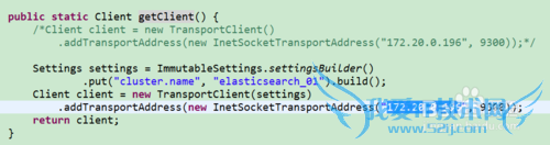 elasticsearch学习四、JAVA调用