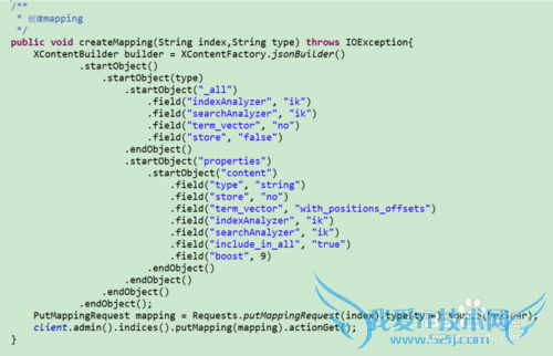 elasticsearch学习四、JAVA调用