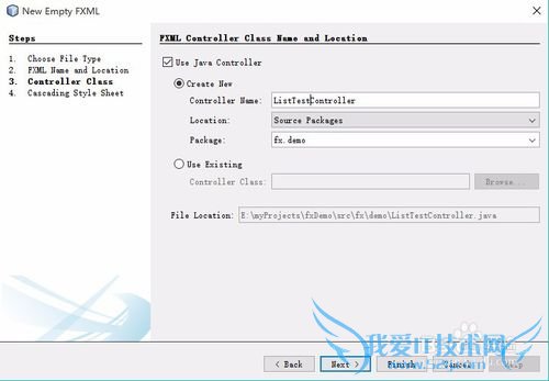 javaFx编写界面示例代码之ListView