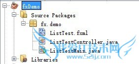 javaFx编写界面示例代码之ListView