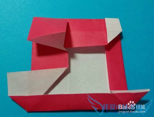 创意折纸如何折滑雪橇的圣诞老人(圣诞节礼物)