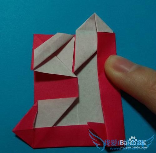 创意折纸如何折滑雪橇的圣诞老人(圣诞节礼物)