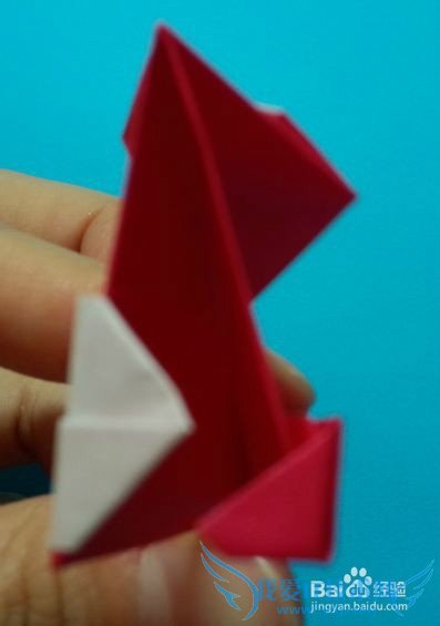 创意折纸如何折滑雪橇的圣诞老人(圣诞节礼物)