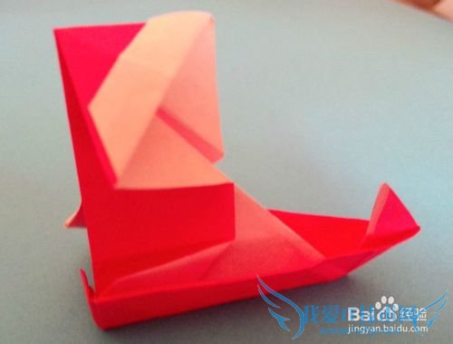 创意折纸如何折滑雪橇的圣诞老人(圣诞节礼物)