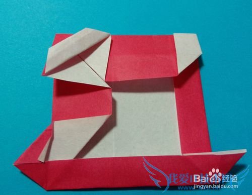 创意折纸如何折滑雪橇的圣诞老人(圣诞节礼物)