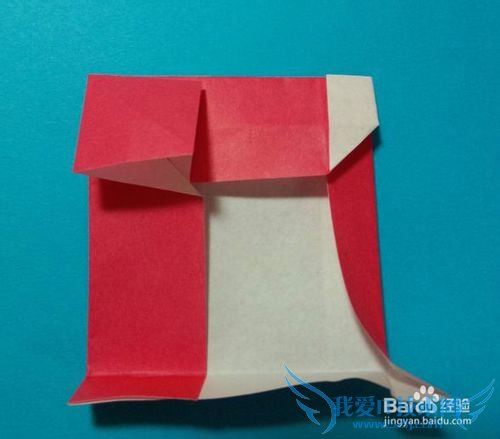 创意折纸如何折滑雪橇的圣诞老人(圣诞节礼物)