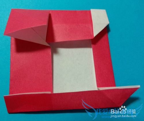 创意折纸如何折滑雪橇的圣诞老人(圣诞节礼物)