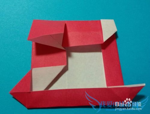 创意折纸如何折滑雪橇的圣诞老人(圣诞节礼物)