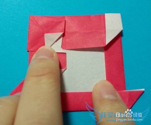 创意折纸如何折滑雪橇的圣诞老人(圣诞节礼物)