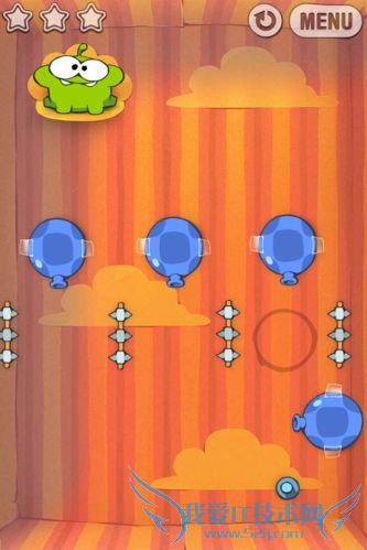 iPhone★糖果怪兽礼物盒第6关攻略