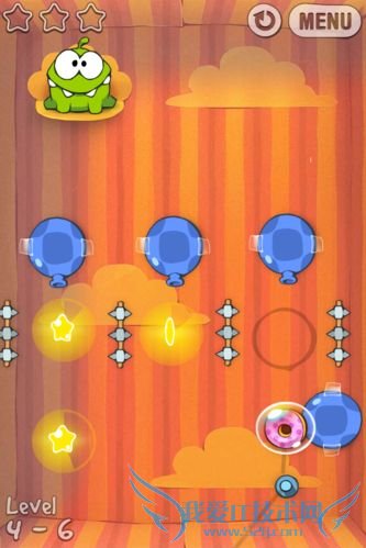 iPhone★糖果怪兽礼物盒第6关攻略