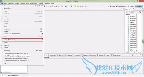 eclipse如何创建新的工作空间