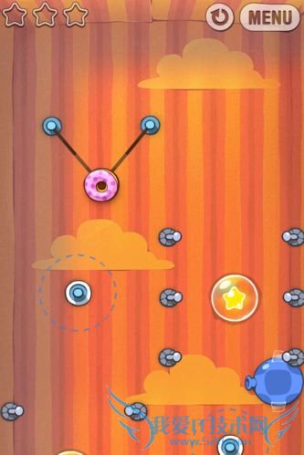 ★iPhone★糖果怪兽礼物盒第17关攻略