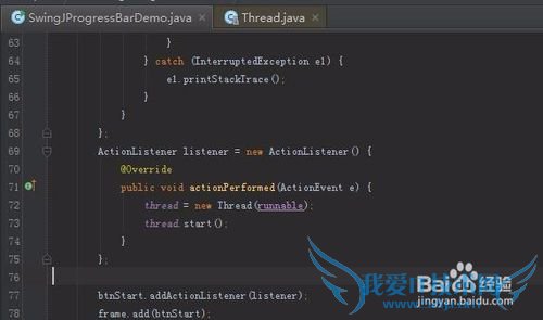 取消进度条的一个示例