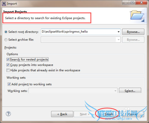 如何将java项目导入到eclipse中