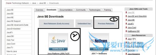 下载各个版本java (Java Development Kit)