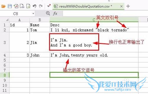 你知道csv中如何输出英文双引号吗?
