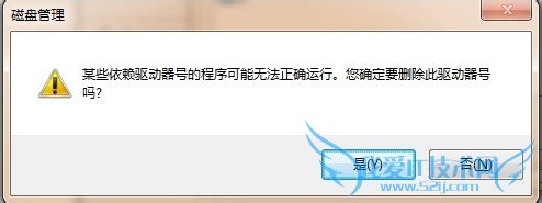 Windows7 如何删除无效驱动器盘符