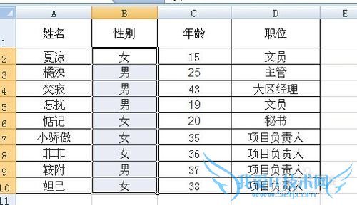 EXCEL中下拉菜单的设置