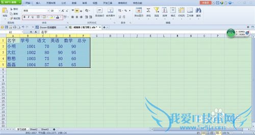 如何更改excel表格中字体的大小和颜色等格式
