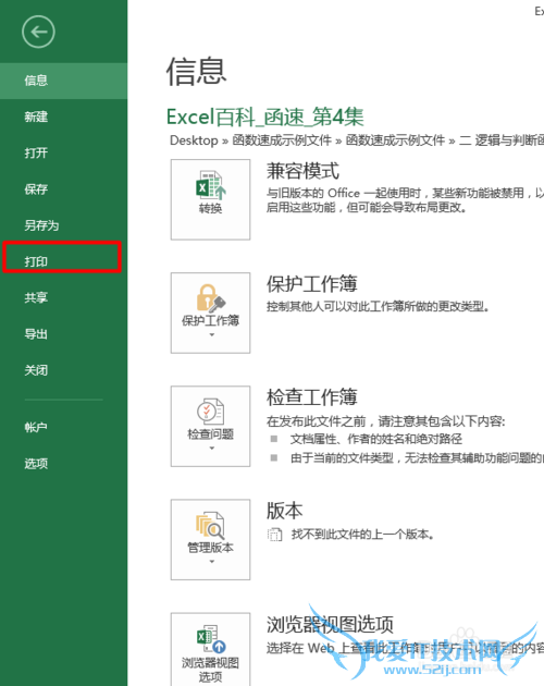 excel2013高大上的打印技巧