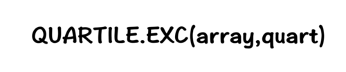 Excel⣺[188]QUARTILE.EXC÷