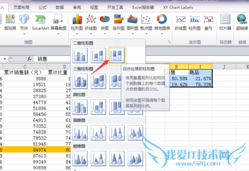 Excel中二八法则的应用